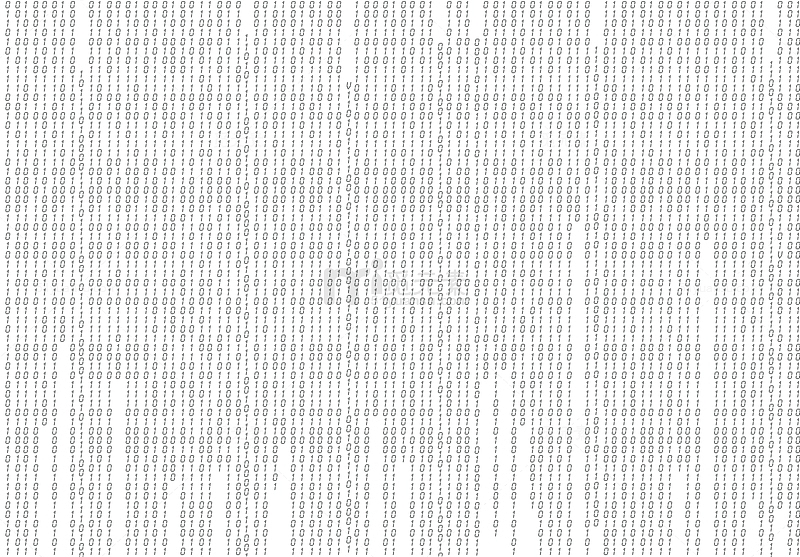 矢量灰色二进制代码造型科技纹路