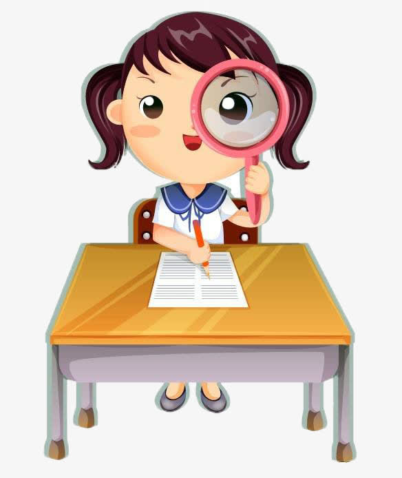 认真学习的学生照片