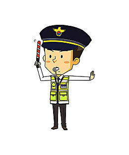 执勤警察帽
