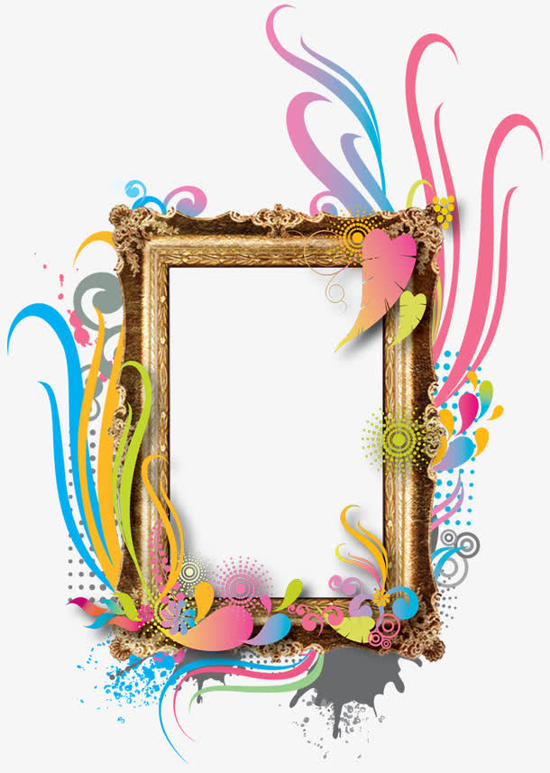 彩色边框