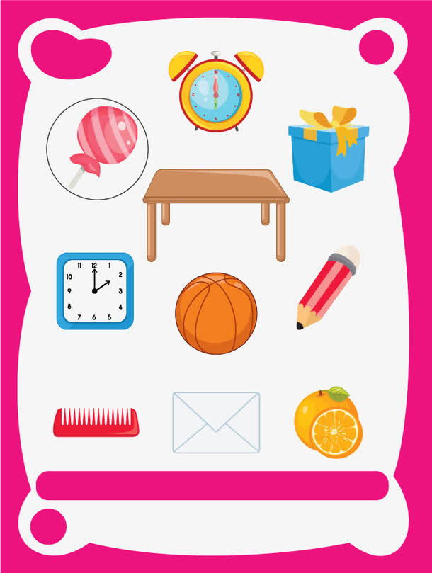 创意卡通手绘物品