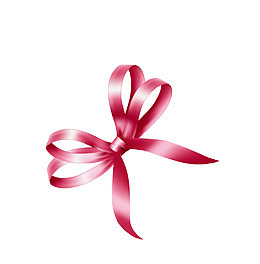 粉红色的蝴蝶结