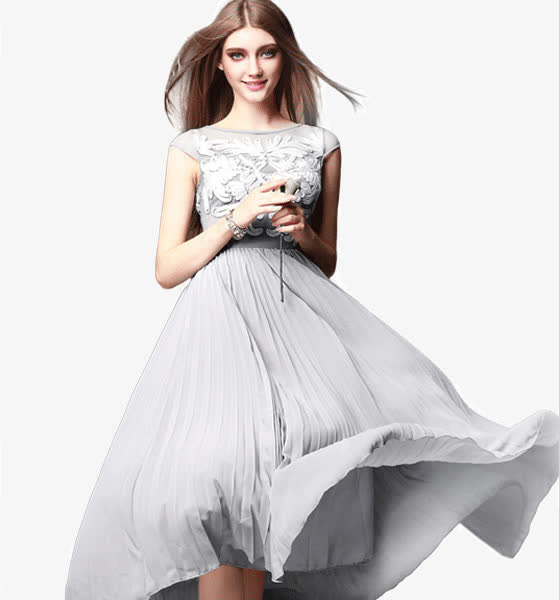 女装漂亮免抠素材免费下载_觅元素51yuansu.com