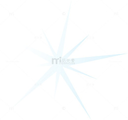 蓝色放射状灯束