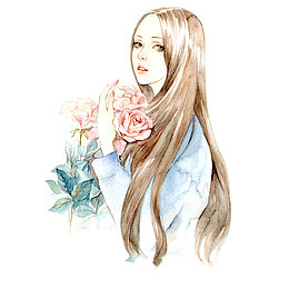 忧郁少女非主流青春