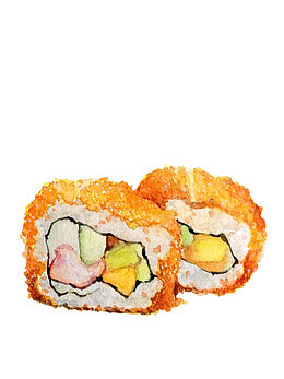 插画寿司