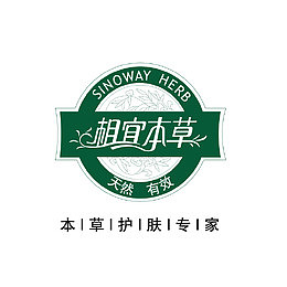 相宜本草矢量标志