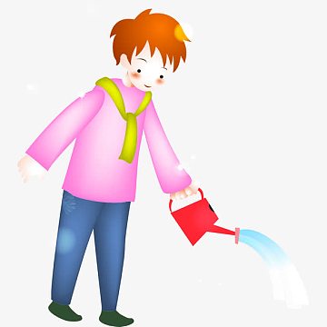 人民卡通图png聪明而勤奋的人flat-suppng学习读书知识积累背景模板