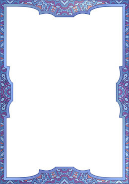 民族风花儿边框纹理