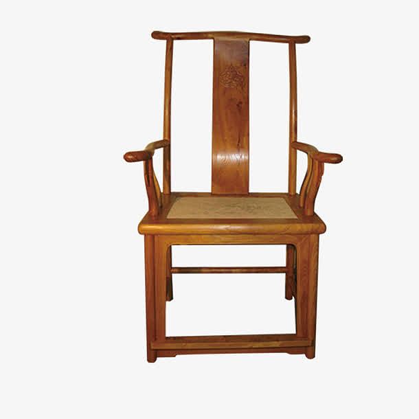 古代黄木椅子简易