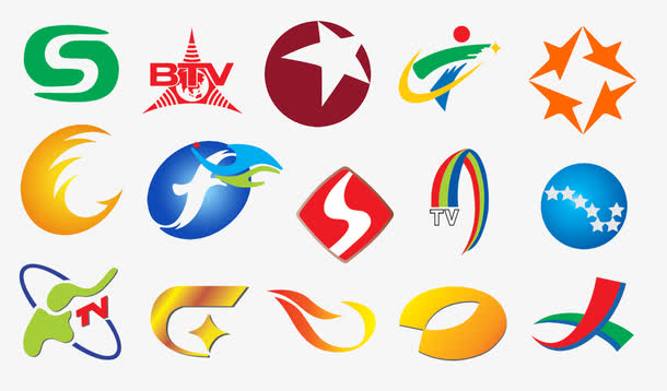 国内电视台台标png图标