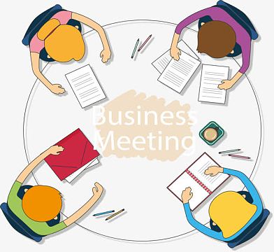 四人会议素材_四人会议图片元素-觅元素