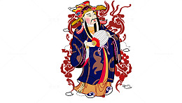 财神爷卡通人物