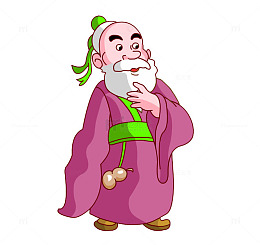 红衣老人