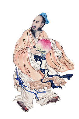 手拿仙桃的神仙