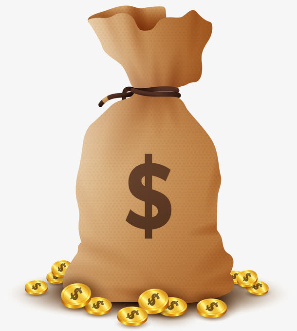 满满一袋子金币