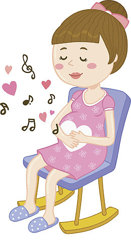 听音乐孕妇