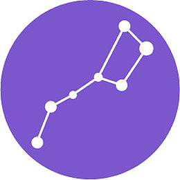 扁平化图标北斗七星符号