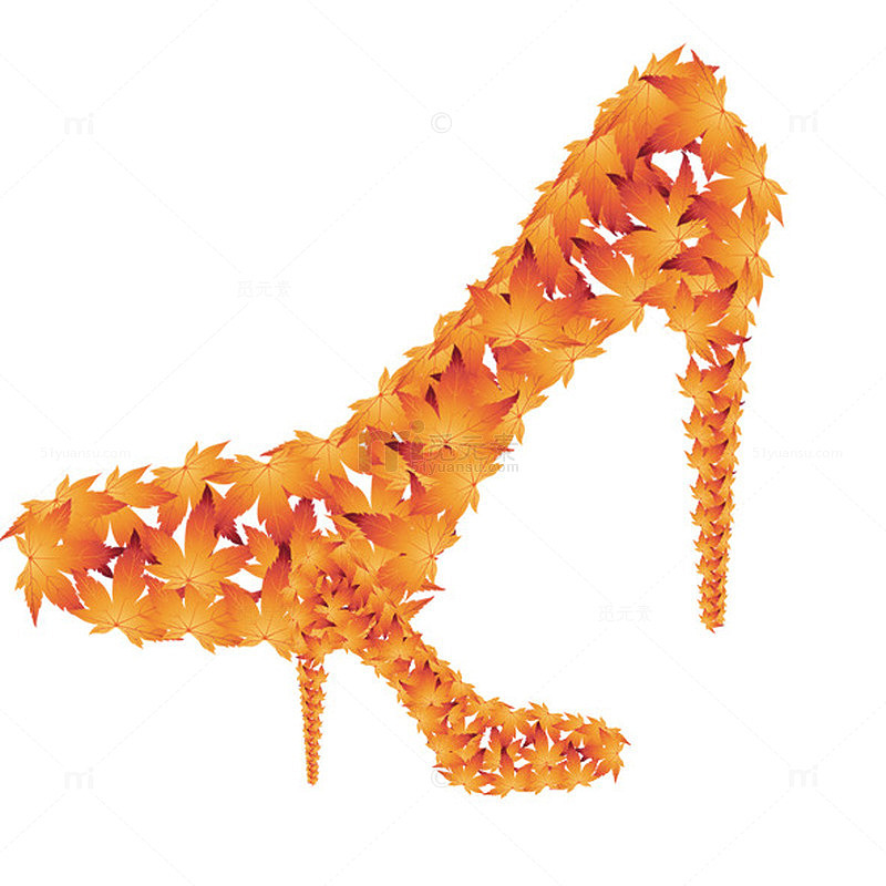 秋季枫叶女鞋