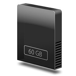 驱动苗条内部60 gb的图标