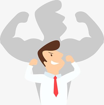 卡通男孩png微笑奔跑的男人矢量图png矢量手绘可爱肌肉男aipng矢量