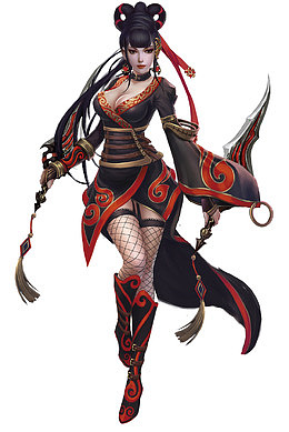 手绘女元帅