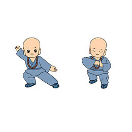 练武的小和尚