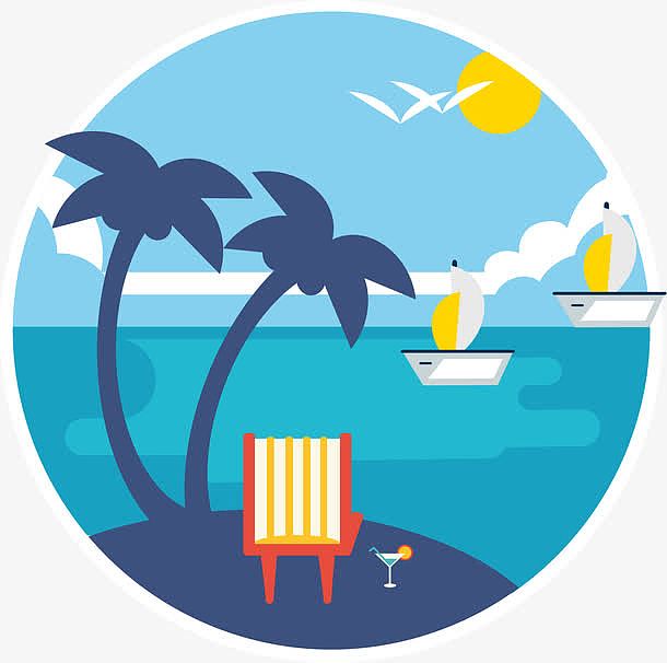 夏日海滩度假icon