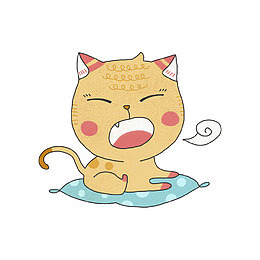 黄色猫咪