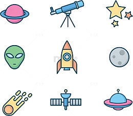 航天宇宙图标