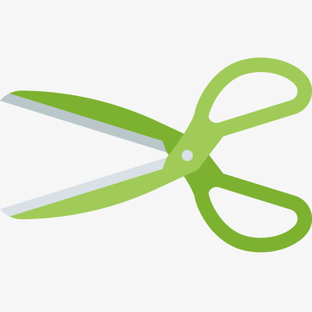 绿色的剪刀素材免费下载_觅元素