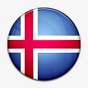 国旗冰岛国世界标志