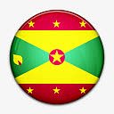 国旗格林纳达国世界标志