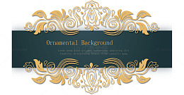 奢华标签矢量图