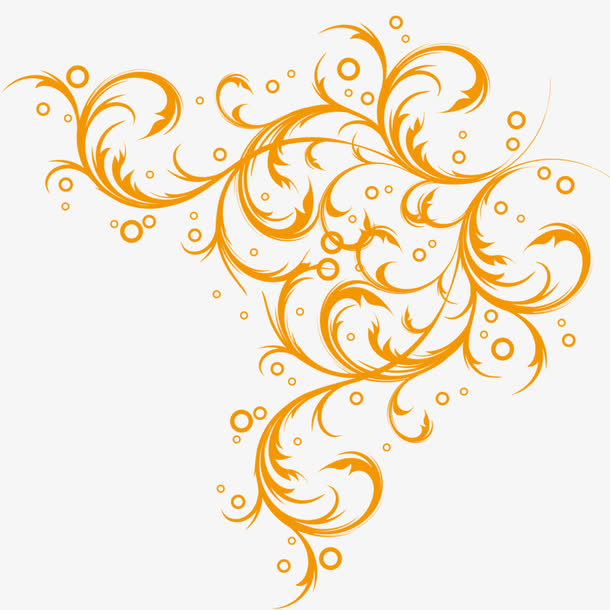 金色花纹素材