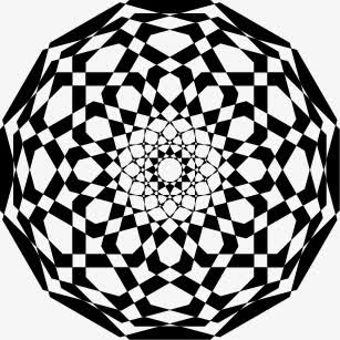 关键词 : 黑白装饰图案,对称,几何图案[声明] 觅元素所有素材为用户