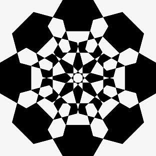 黑白几何图案图片_黑白几何图案素材_觅元素