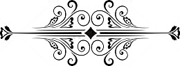 手绘黑白对称花纹