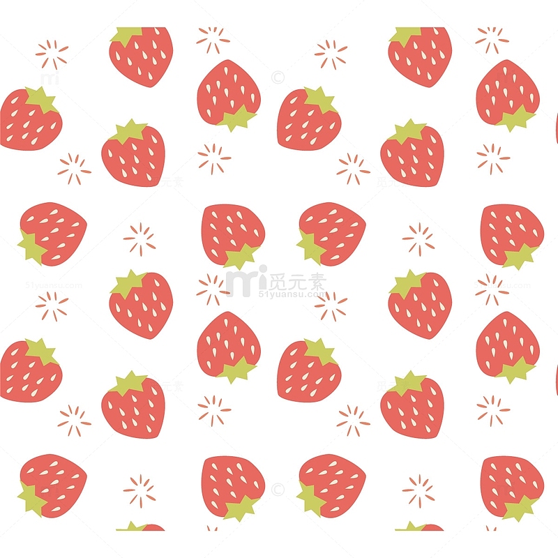 矢量草莓背景