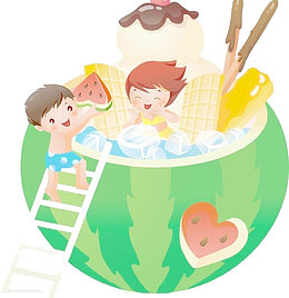 西瓜里的小人