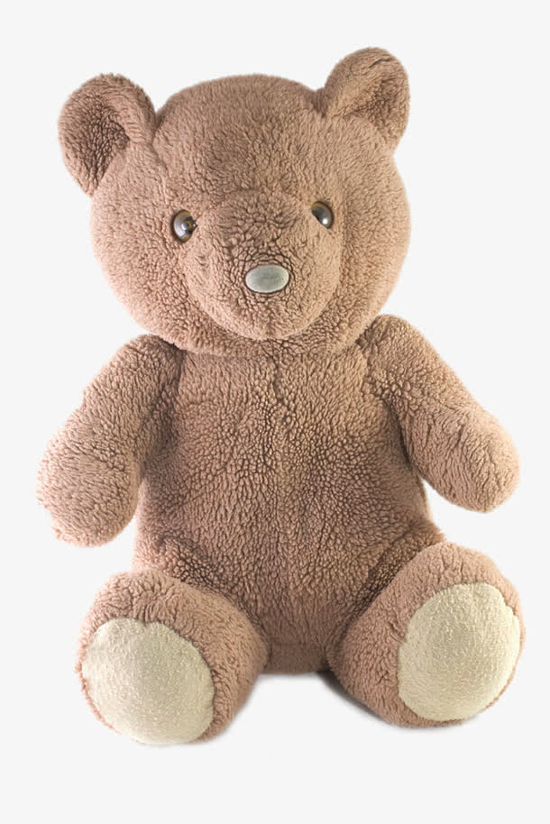 咖啡色布娃娃免抠素材免费下载_觅元素51yuansu.com