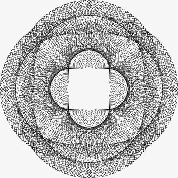 线条叠加装饰图案