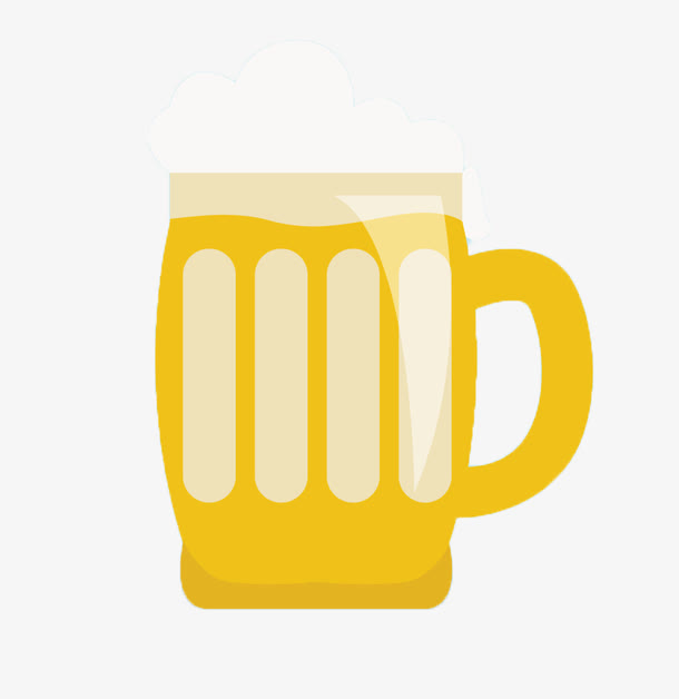 卡通啤酒杯免抠素材免费下载_觅元素51yuansu.com