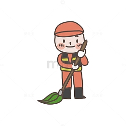 扫地的男孩