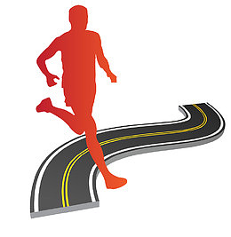 矢量卡通图案运动人物