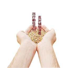 拒绝浪费反对铺张