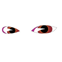 矢量魅惑眼睛眼神眼光
