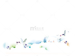 白雪冬季暴风雪素材