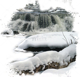 白雪和流水