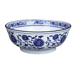 产品实物手工艺品青花碗